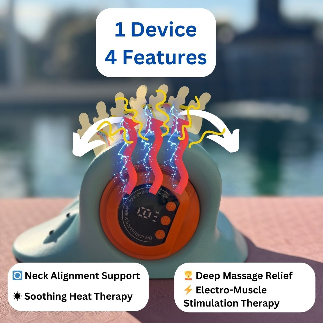 NeXo™ - Neck Massager with EMS, 4 in 1